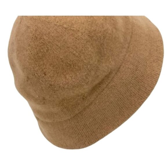 Kangol Angora Bucket Hat Camel Brown Textured Wool Blend Minimalist Streetwear main image 6